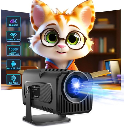 پروژکتور فیلم قابل حمل در فضای باز با WiFi و بلوتوث