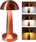 چراغ رومیزی قابل شارژ با آباژور تزئینی