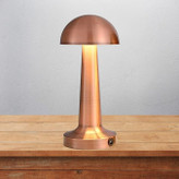 چراغ رومیزی قابل شارژ با آباژور تزئینی