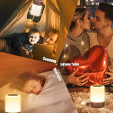 چراغ شب LED Görvitor، قابل تنظیم تاچ،