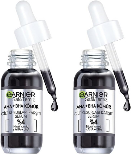 گارنیر 2 بسته سرم 4% ضد پوست AHA+BHA