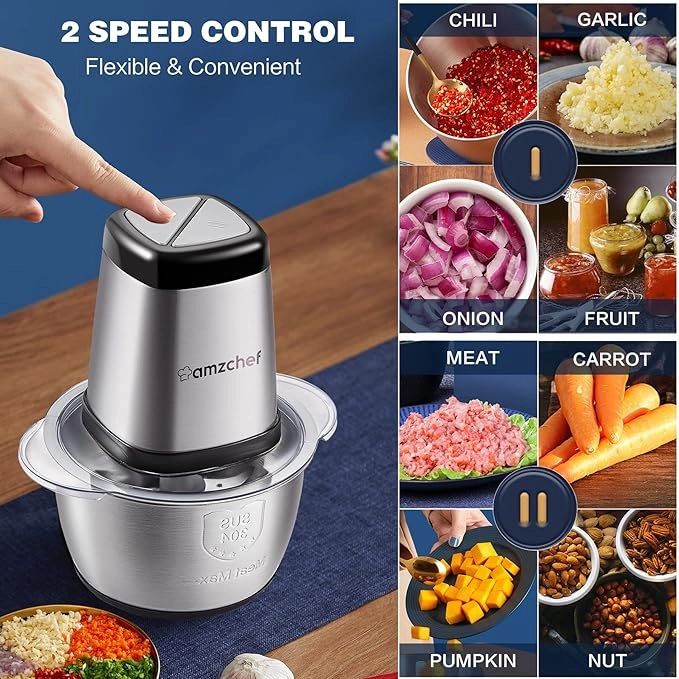 خردکن آشپزخانه برقی AMZCHEF