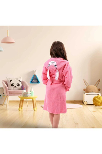 حوله دخترانه کلاهدار 100% نخی لاوین