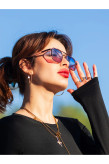 عینک آفتابی زنانه با فریم صورتی Angel Eyes