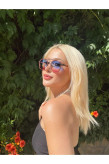 عینک آفتابی زنانه با فریم صورتی Angel Eyes