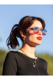 عینک آفتابی زنانه با فریم صورتی Angel Eyes