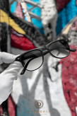 عینک آفتابی یونیسکس مشکی پلاریزه Eyesofia Saint