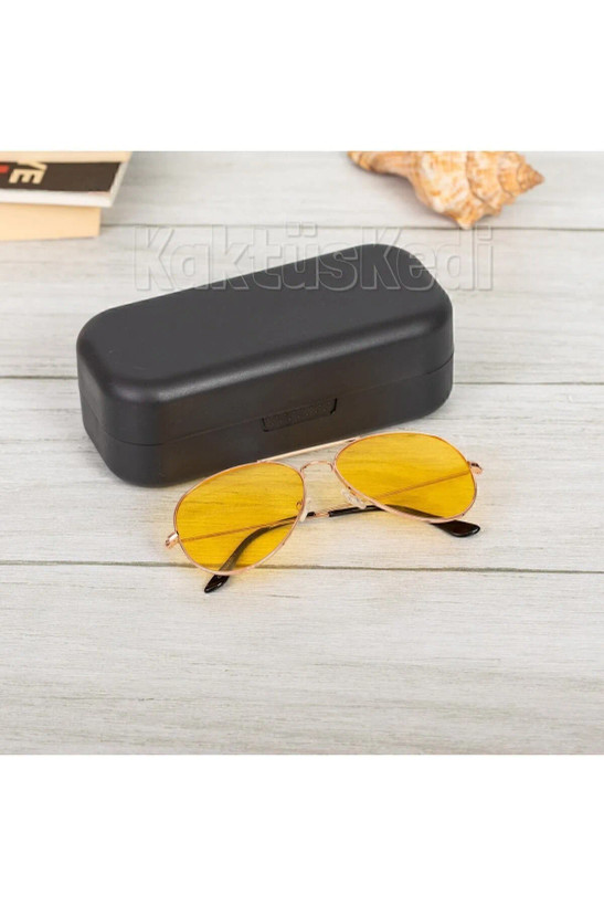 عینک دید در شب فلزی CactusCat | عینک مه شکن و رانندگی