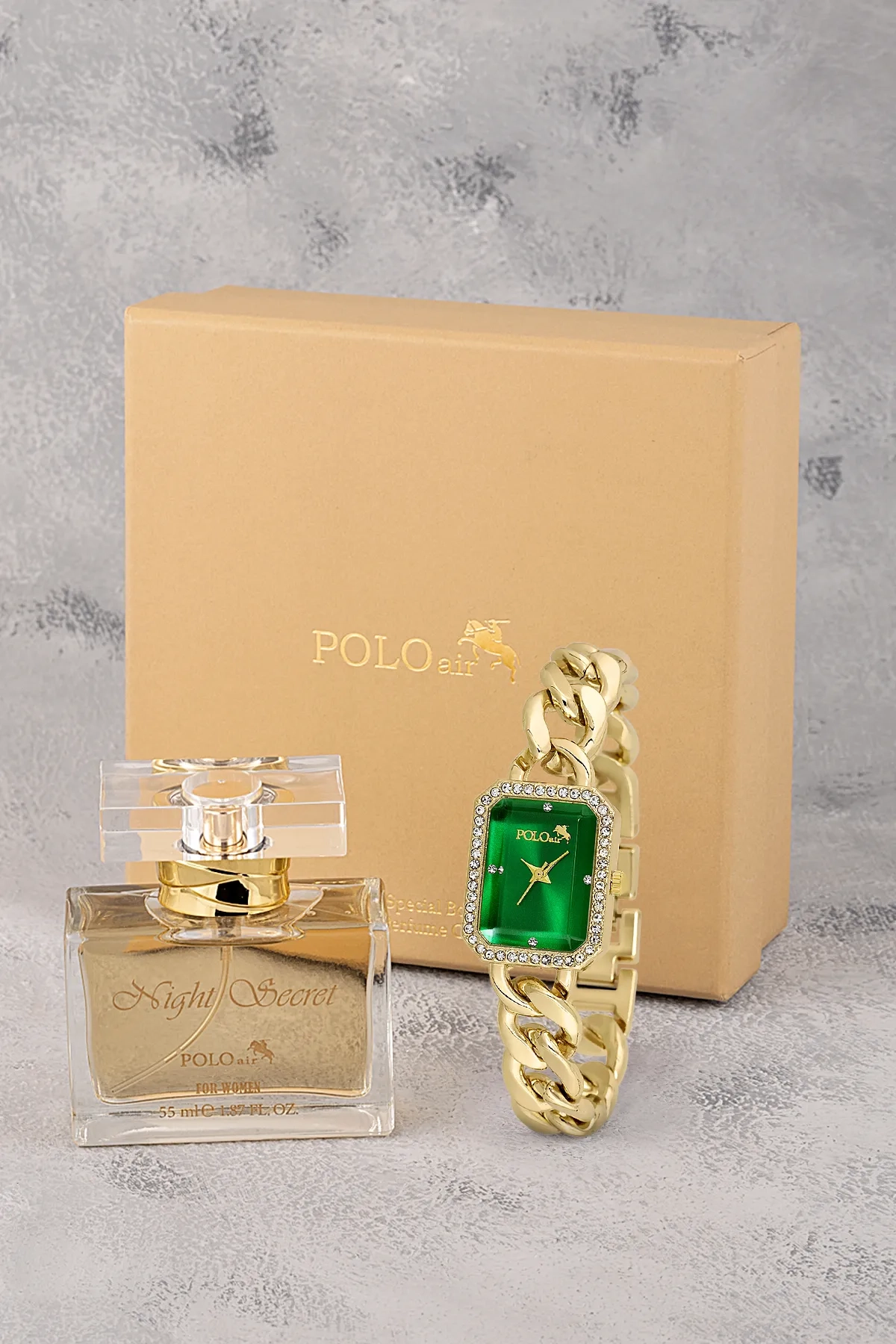 ست زنانه ساعت مچی و عطر ترکیبی