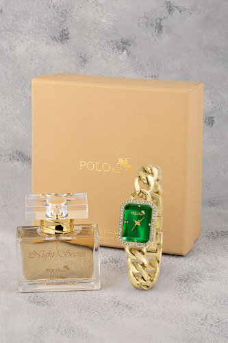ست زنانه ساعت مچی و عطر ترکیبی