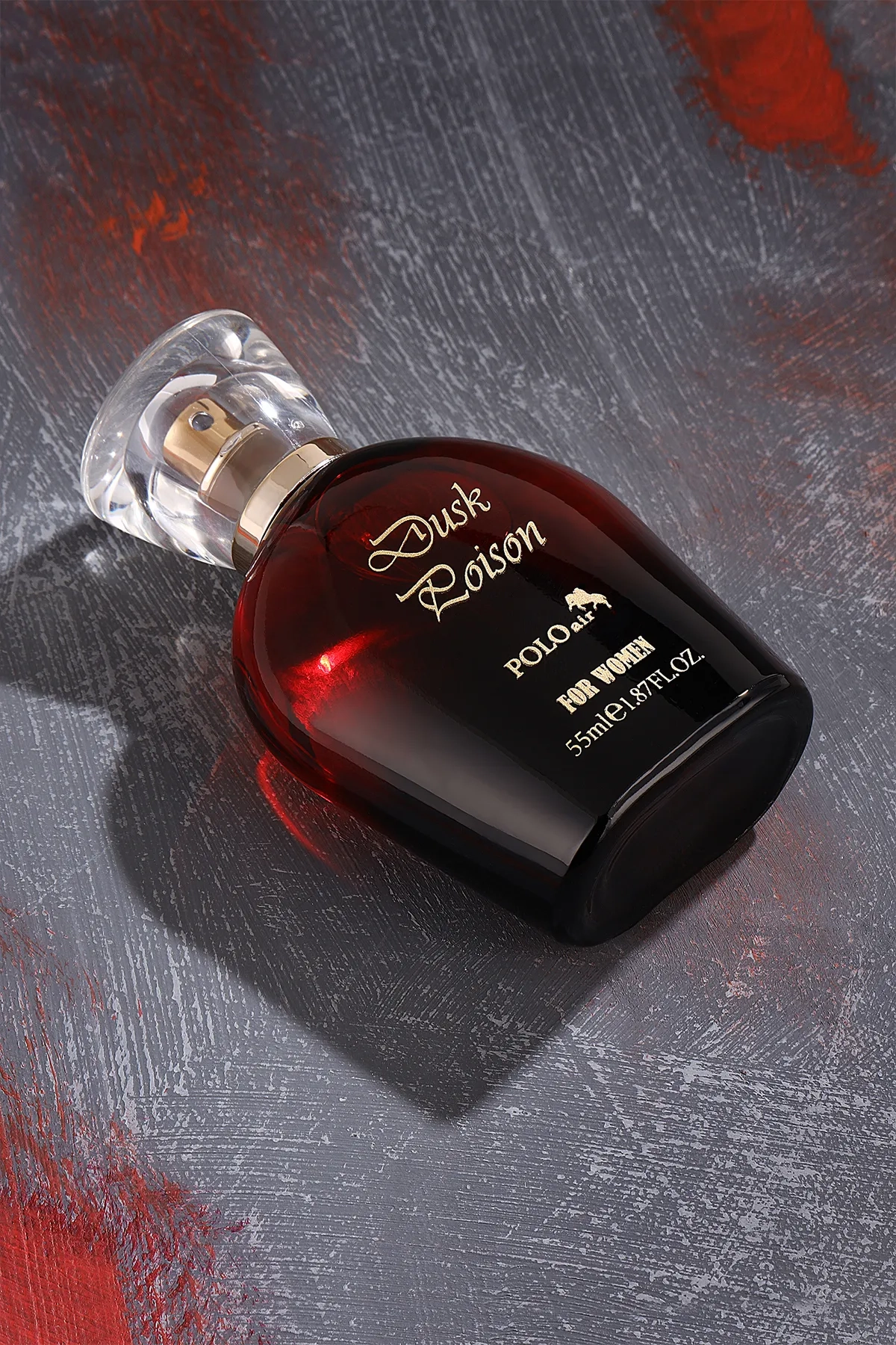 ست ساعت مچی و عطر زنانه بند قلب polo air