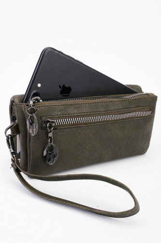 کیف پول و کیف دستی خاکی