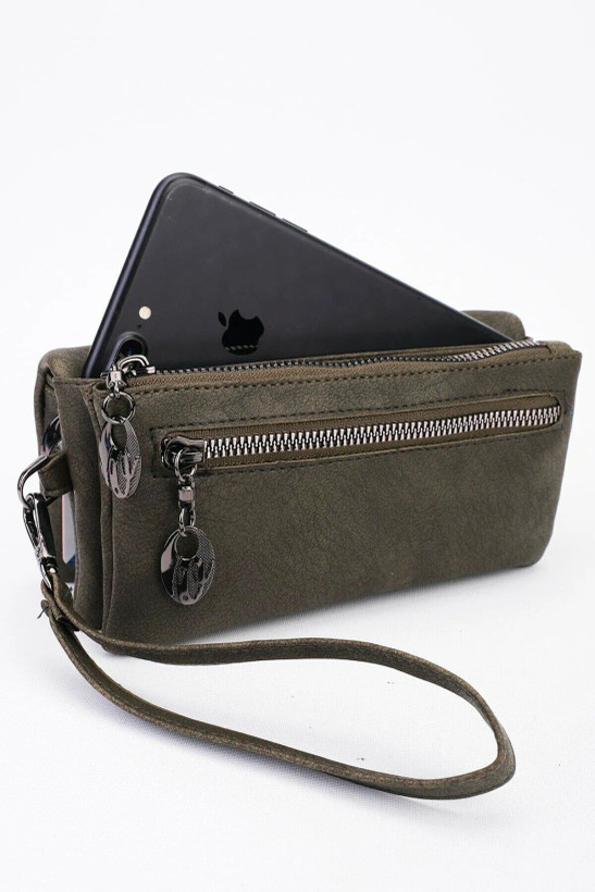 کیف پول و کیف دستی خاکی