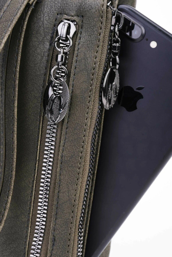 کیف پول و کیف دستی خاکی