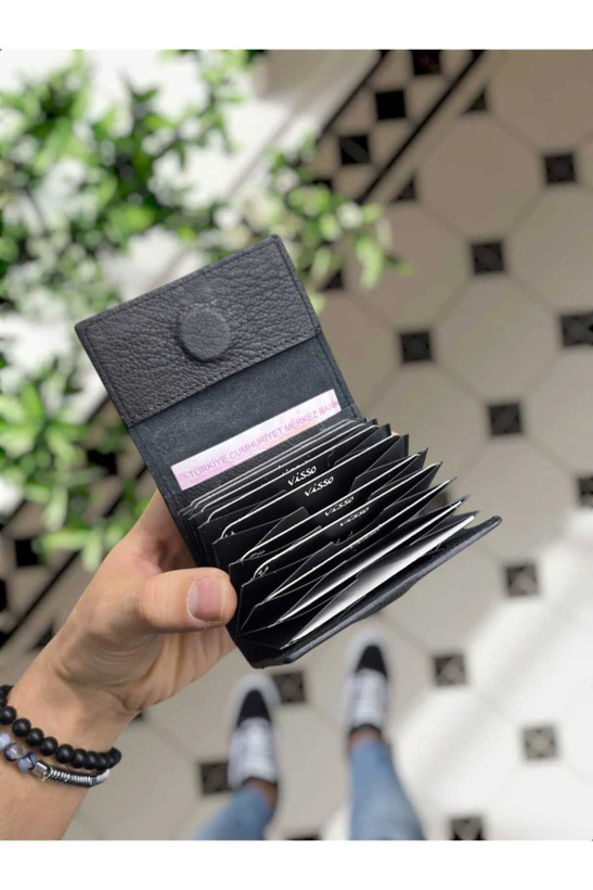 کیف پول وجای کارت مردانه وزنانه چرم