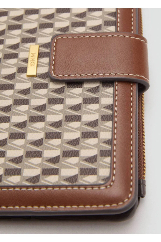 کیف طرح دار با لوگوی مانگو