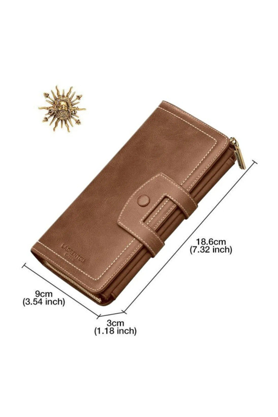 کیف پول زنانه بلند زیپدار