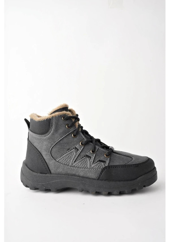 چکمههای زمستانی زیپدار و بنددار خزدار