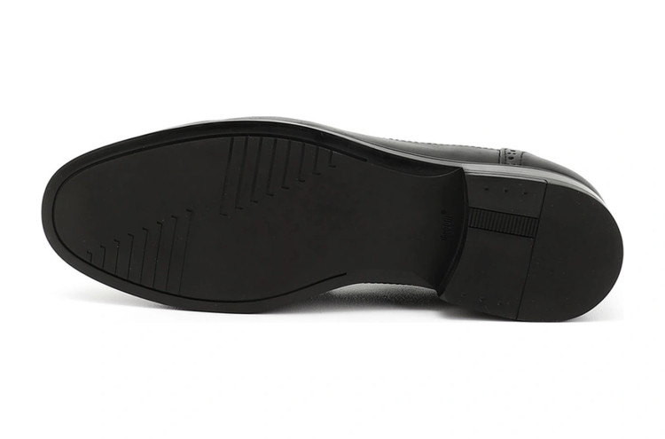 کفش کلاسیک چرم اصل مردانه Post R مشکی بنددار