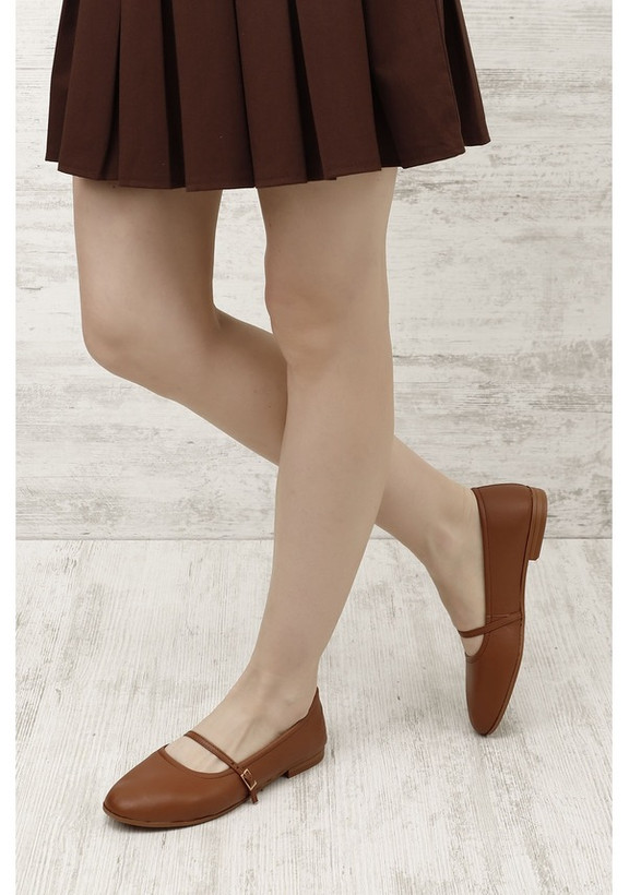 کفش راحتی پست آر برنزه آنتیک مری جین،