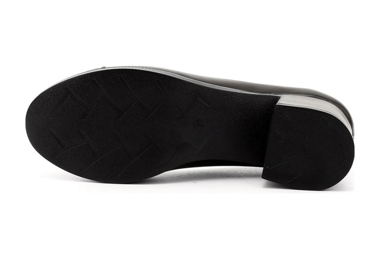 کفش چرم اصل زنانه Post R با پاشنه کوتاه