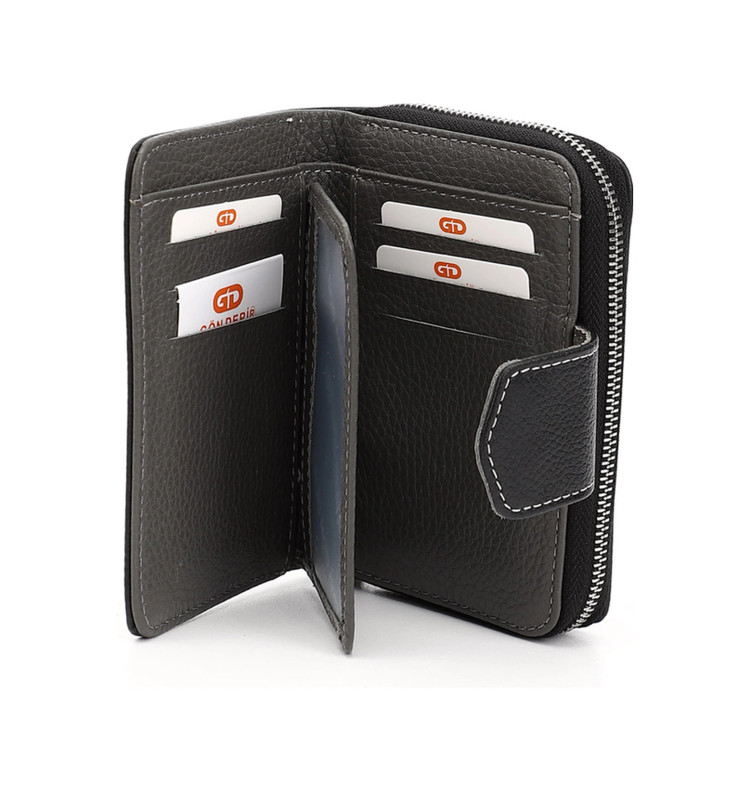 کیف پول زنانه Post R مدل عمودی چرم اصل