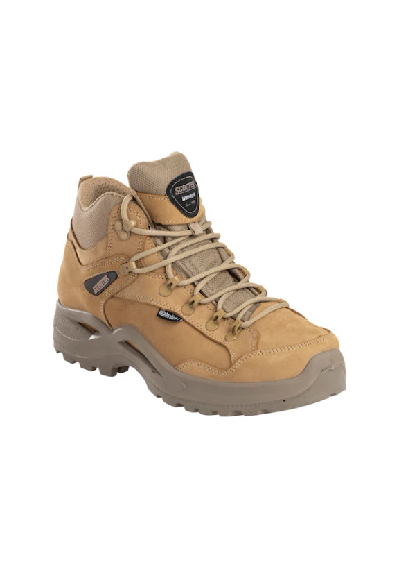 چکمه مردانه چرم ضد آب اسکوتر مشکی