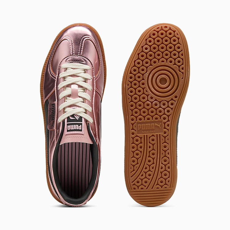 کتونی روزمره زنانه PUMA x PALERMO F.C. Metalik Ayakkabı Unisex برند Puma (پوما)