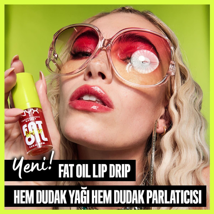 روغن لب براق نیکس پروفشنال میکاپ مدل Fat Oil Lip Drip شماره Scrollin
