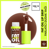نیکس پروفشنال میکاپ روغن لب چکنده Fat Oil Lip Drip Parlatıcı Dudak Yağı Livin' The Cream