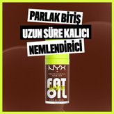 نیکس پروفشنال میکاپ روغن لب چکنده Fat Oil Lip Drip Parlatıcı Dudak Yağı Livin' The Cream