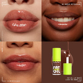 نیکس پروفشنال میکاپ روغن لب چکنده Fat Oil Lip Drip Parlatıcı Dudak Yağı Livin' The Cream