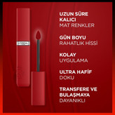 لورآل پاریس رژ لب مایع مات Infaillible Matte Resist شماره 420 Le Rouge Paris