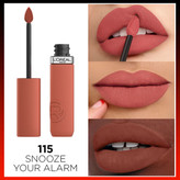 لورآل پاریس رژ لب مایع مات Infaillible Matte Resistance شماره 115 Snooze Your Alarm