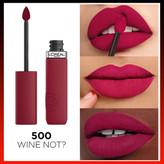 لورآل پاریس رژ لب مایع مات Infaillible Matte Resistance شماره 500 Wine Not