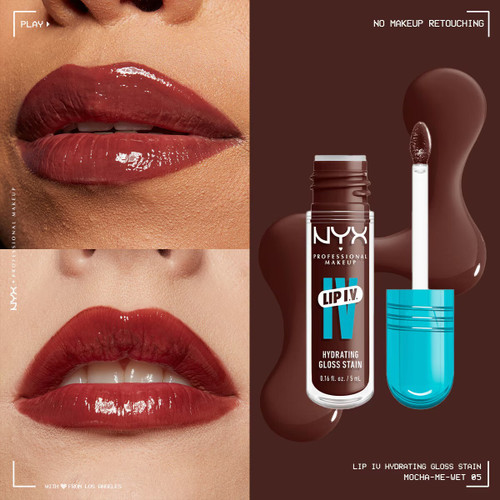 نیوکس پروفشنال میکاپ رژلب مایع براق کننده لب تینت موکا می وت