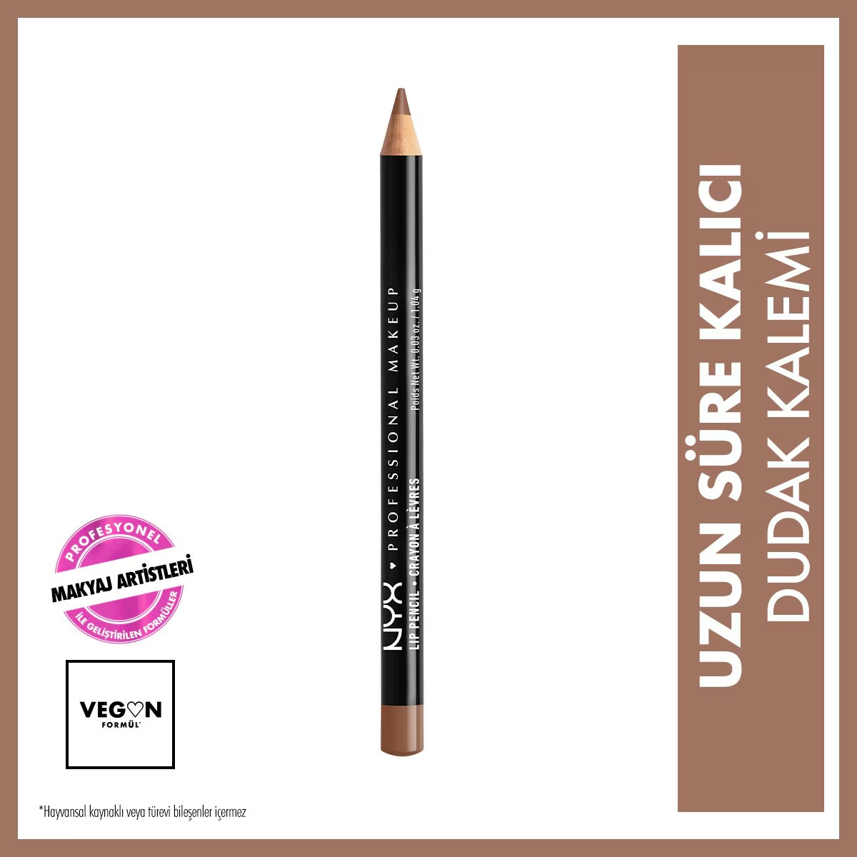 مداد لب اسلیم نیکس پروفشنال میکاپ شماره Nude Truffle