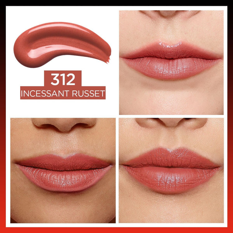 L'Oreal Paris Infaillible 2 Step 24 Saat Kalıcı Likit Ruj & Balm 312 Incessant Russet