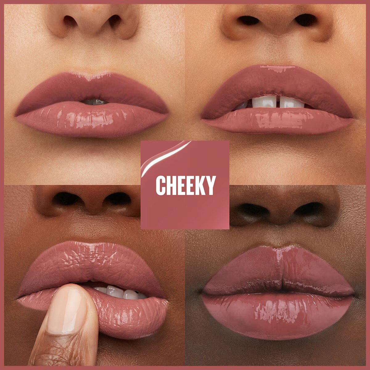 رژ لب وینیل اینک میبلین نیویورک شماره ۳۵ مدل Cheeky
