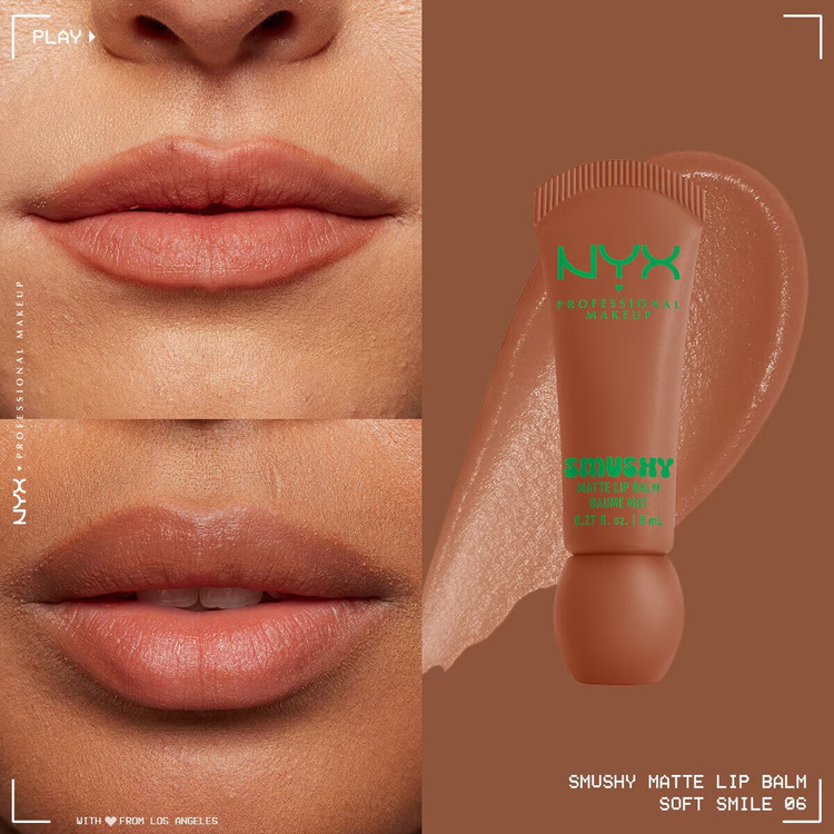 بالم لب مات نرم Nyx Professional Makeup Smushy شماره Soft Smile