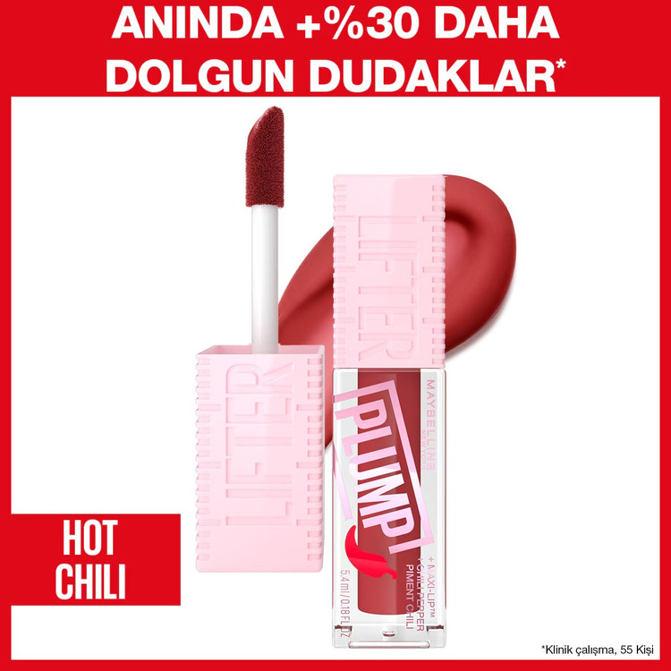 بالم لب حجمدهنده Maybelline New York Lifter Plump شماره 006 Hot Chili
