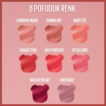 تینت مایع مات و بادوام Maybelline New York Super Stay Teddy Tint شماره 10 Current Mood