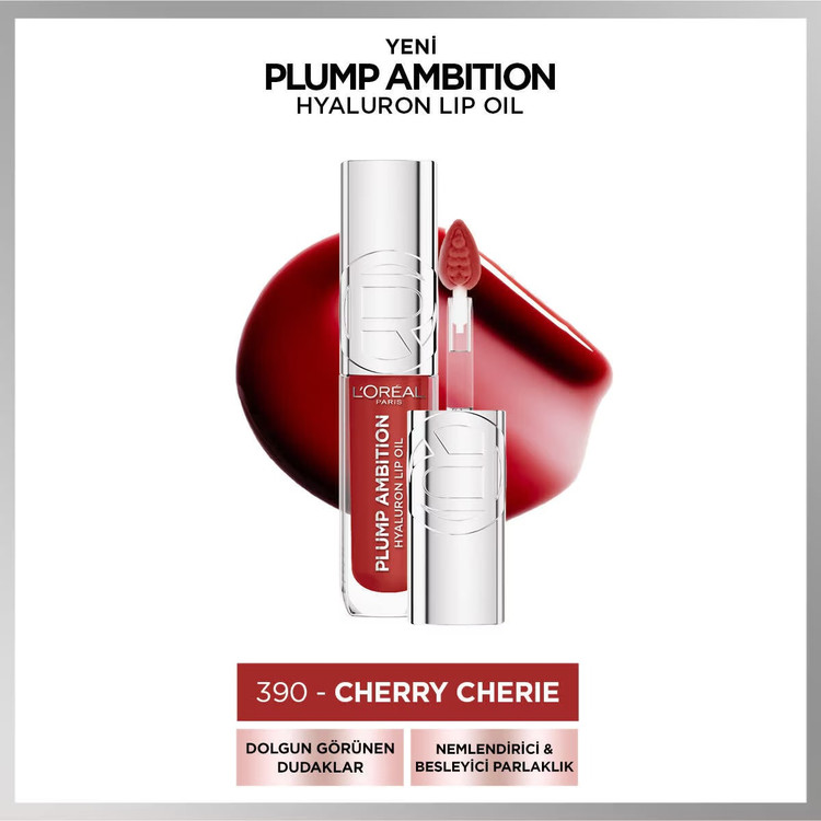 روغن لب لورآل پاریس Plump Ambition Hyaluron شماره ۳۹۰