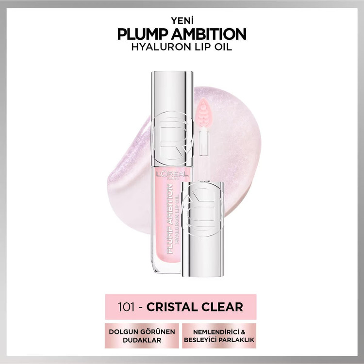 روغن لب لورآل پاریس Plump Ambition Hyaluron شماره ۱۰۱