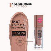 تتو لب Flormar Kiss Me More شماره ۰۰۲ کرمی