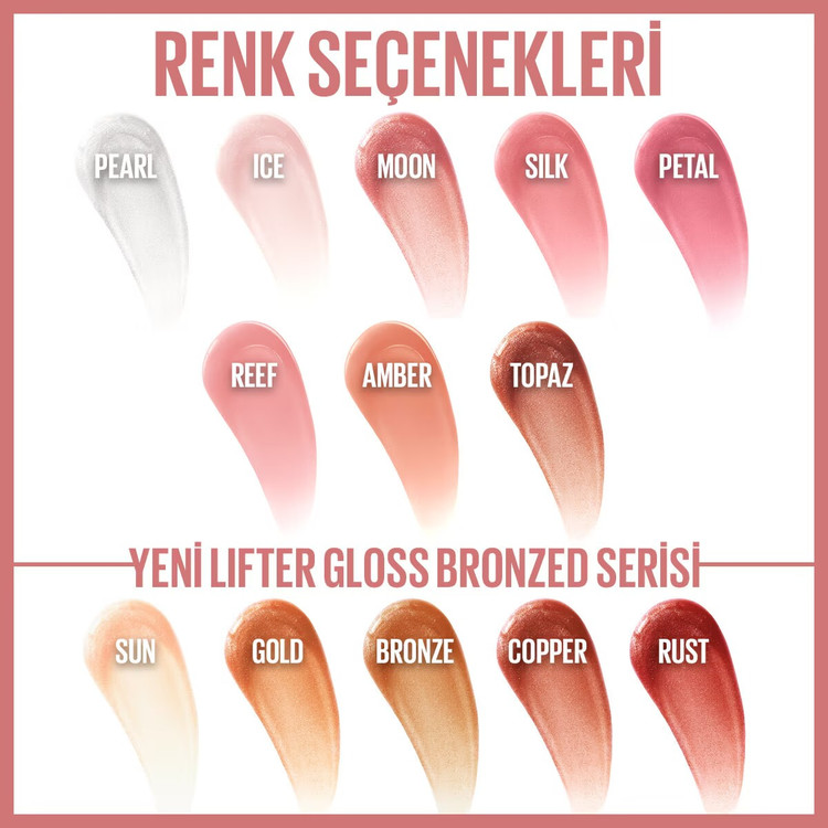 برق لب مرطوبکننده Maybelline New York Lifter شماره ۰۲ آیس