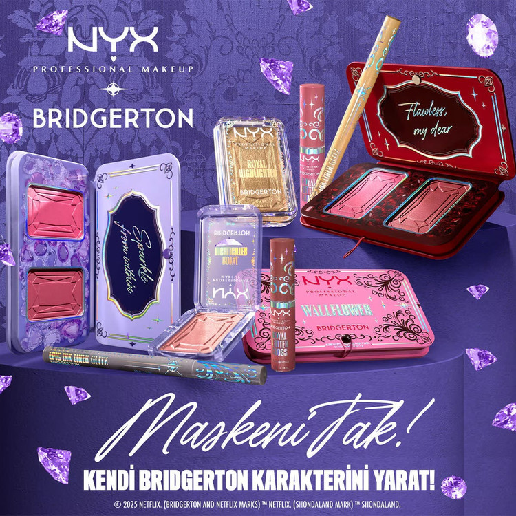 برق لب Nyx Professional Makeup Bridgerton Royal رنگ کیک فرشته