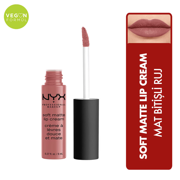رژ لب کرمی مات Nyx Professional Makeup Soft Mat رنگ تولوز