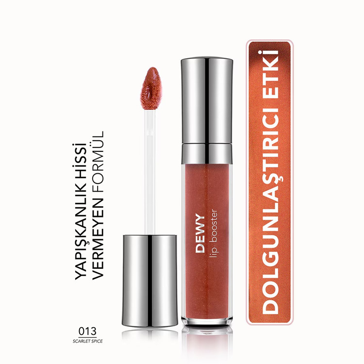 گلاس لب فلورمار Dewy Lip Booster شماره ۱۳ Scarlt