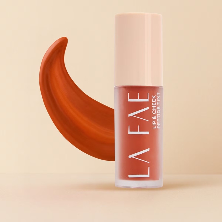 رژ لب و گونه La Faé با پپتید شماره Peach Whirl